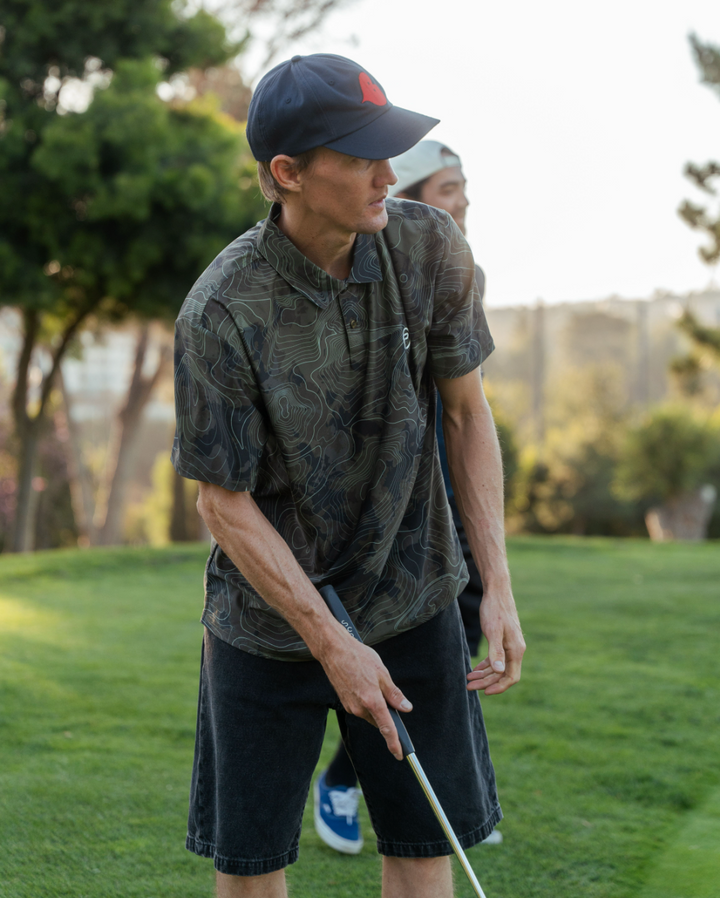 Course Topo Camo Polo